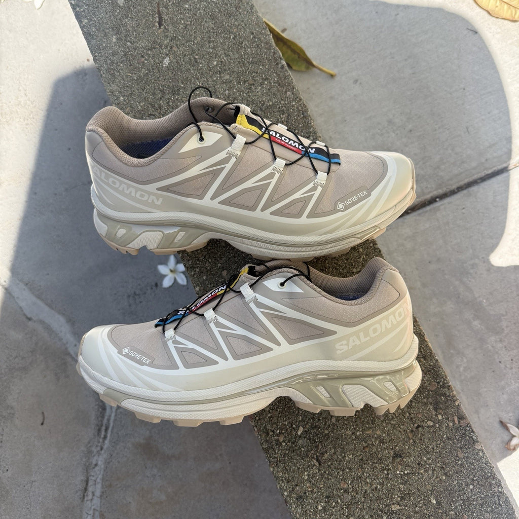 Size 9.5 - Salomon XT-6 GORE-TEX Almond Milk