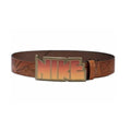 Size L (38-40) - Nike Archival Baby Teeth Premium Leather Belt Tan/Beige