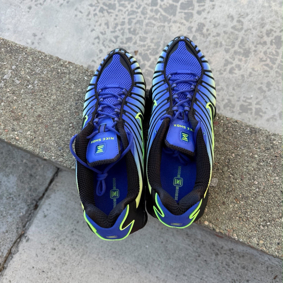 Size 10 - Nike Shox TL Lapis Volt Ice Black