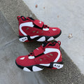 Size 5.5 - Nike Air Diamond Turf 2 Fire Red GS