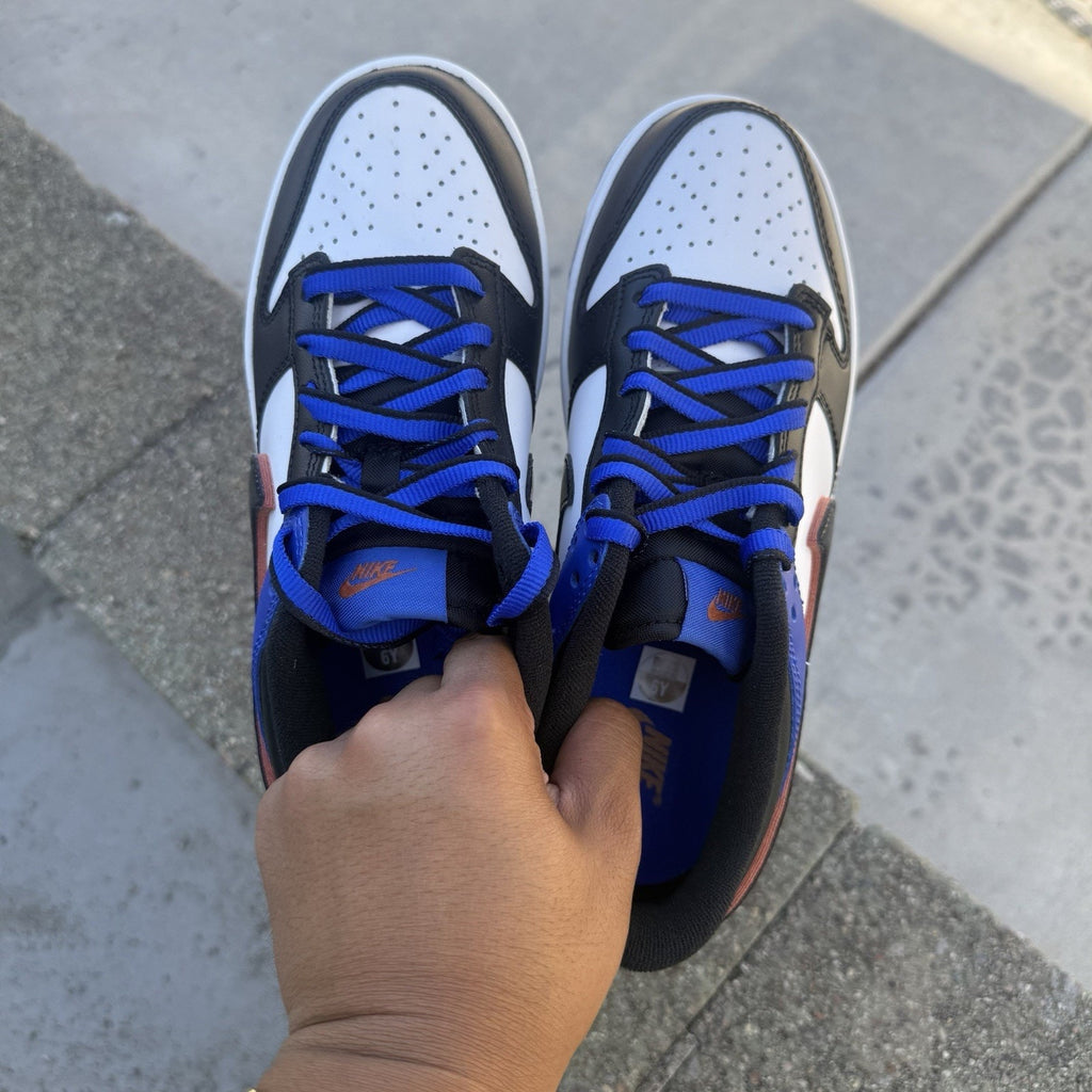 Size 7 - Nike Dunk Low SE White Racer Blue GS