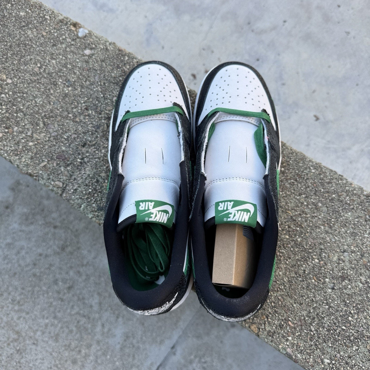 Size 6 - Air Jordan 1 Retro Low Phantom Pine Green GS