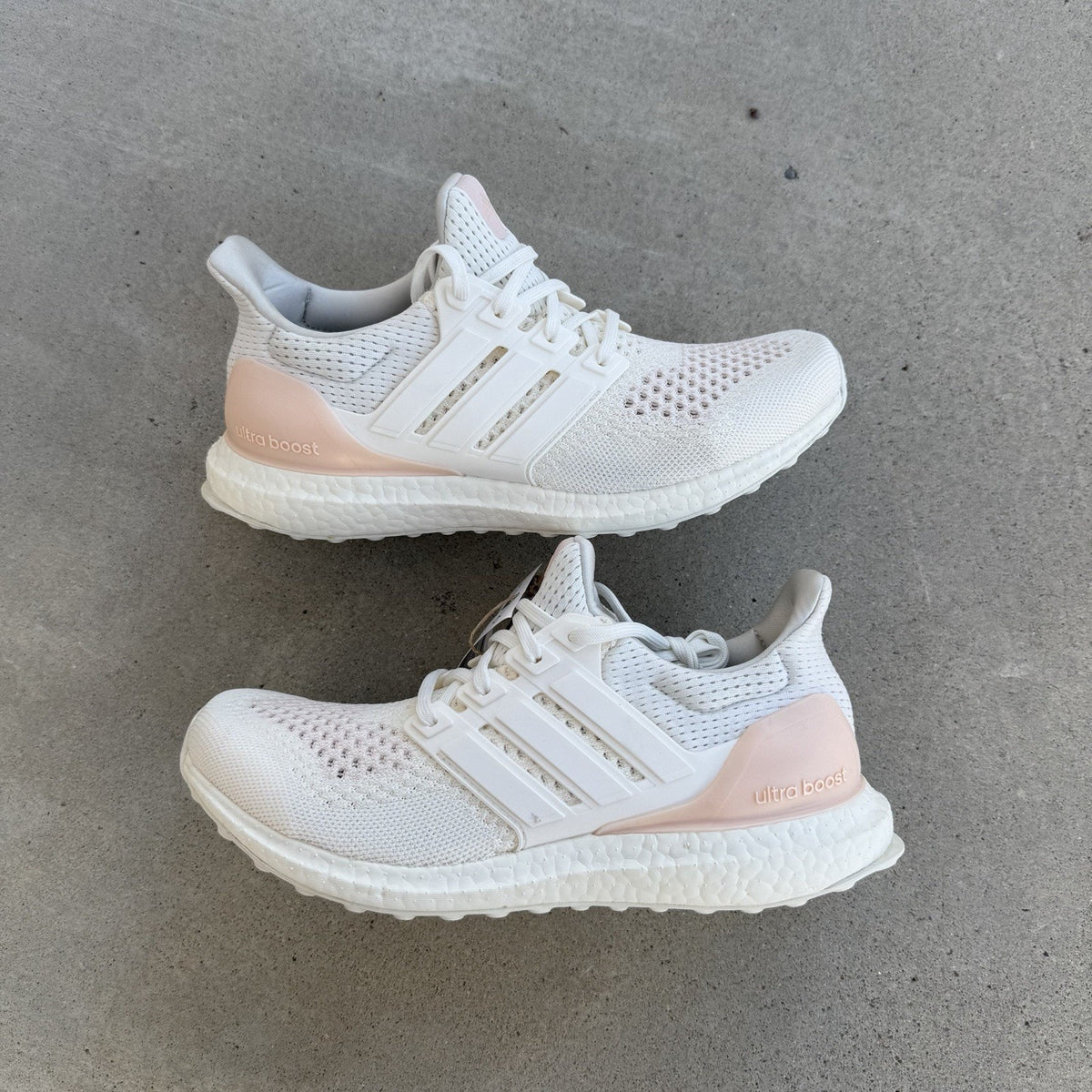 Size 8.5 - Adidas UltraBoost 1.0 White Wonder Quartz W