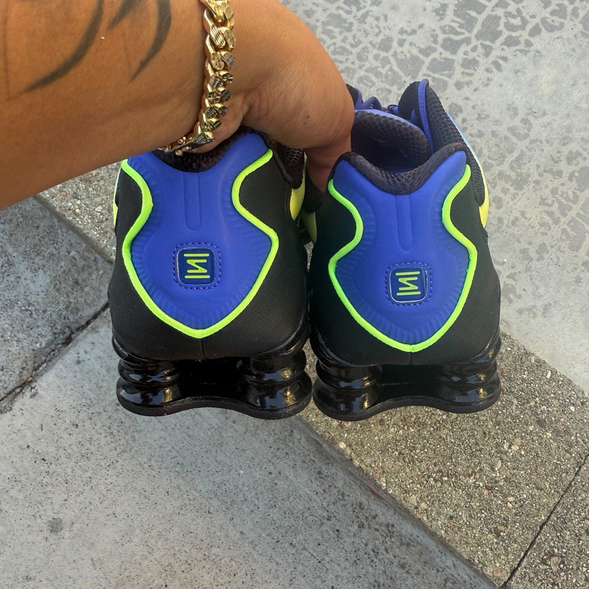 Size 12 - Nike Shox TL Lapis Volt Ice Black