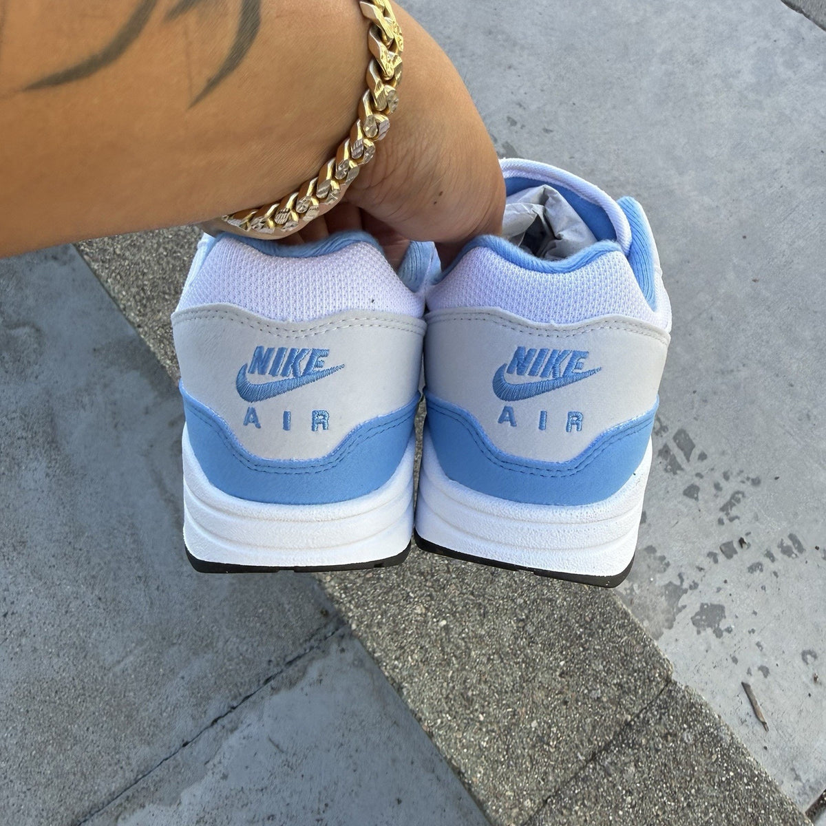 Size 7.5 - Nike Air Max 1 University Blue