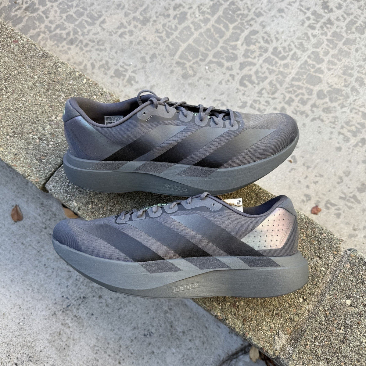 Size 12 - adidas Adizero Evo SL Black Lime Burst