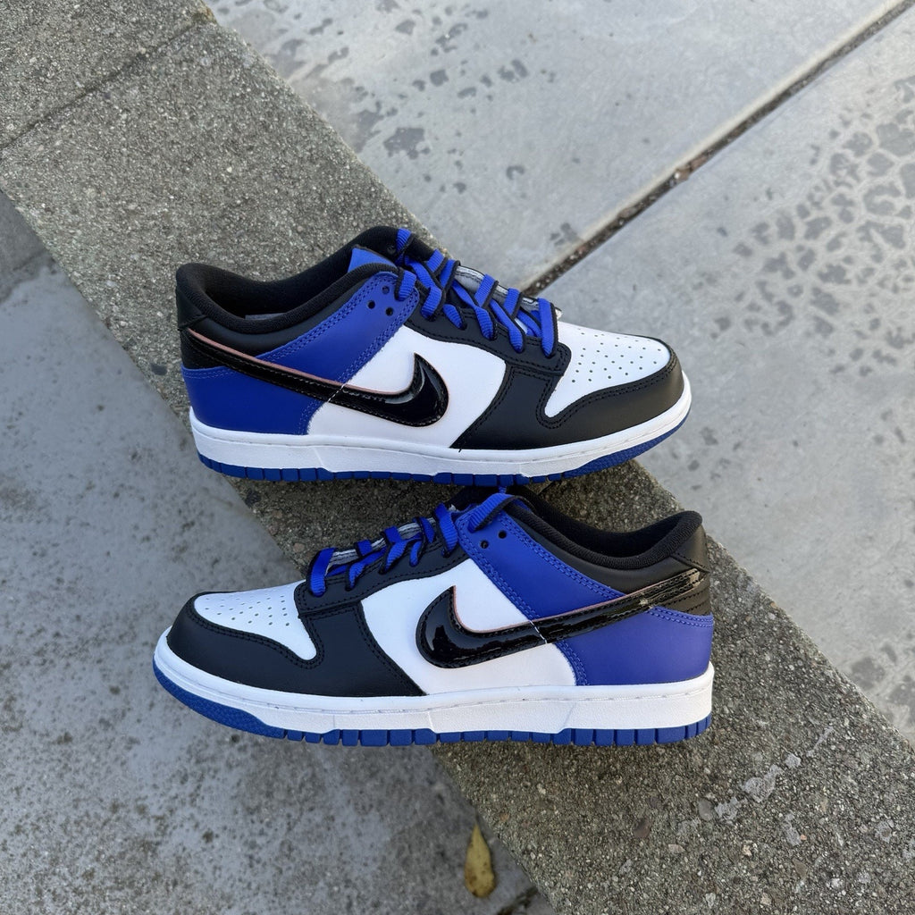 Size 7 - Nike Dunk Low SE White Racer Blue GS