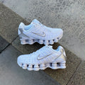 Size 6.5 - Nike Shox TL White Silver W