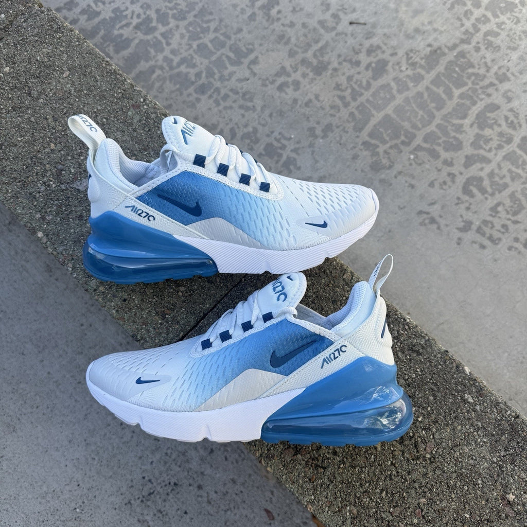 Size 5.5 - Nike Air Max 270 Off White Dutch Blue GS