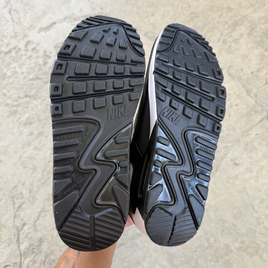 Size 6.5 - Nike Air Max 90 LTR Black White GS