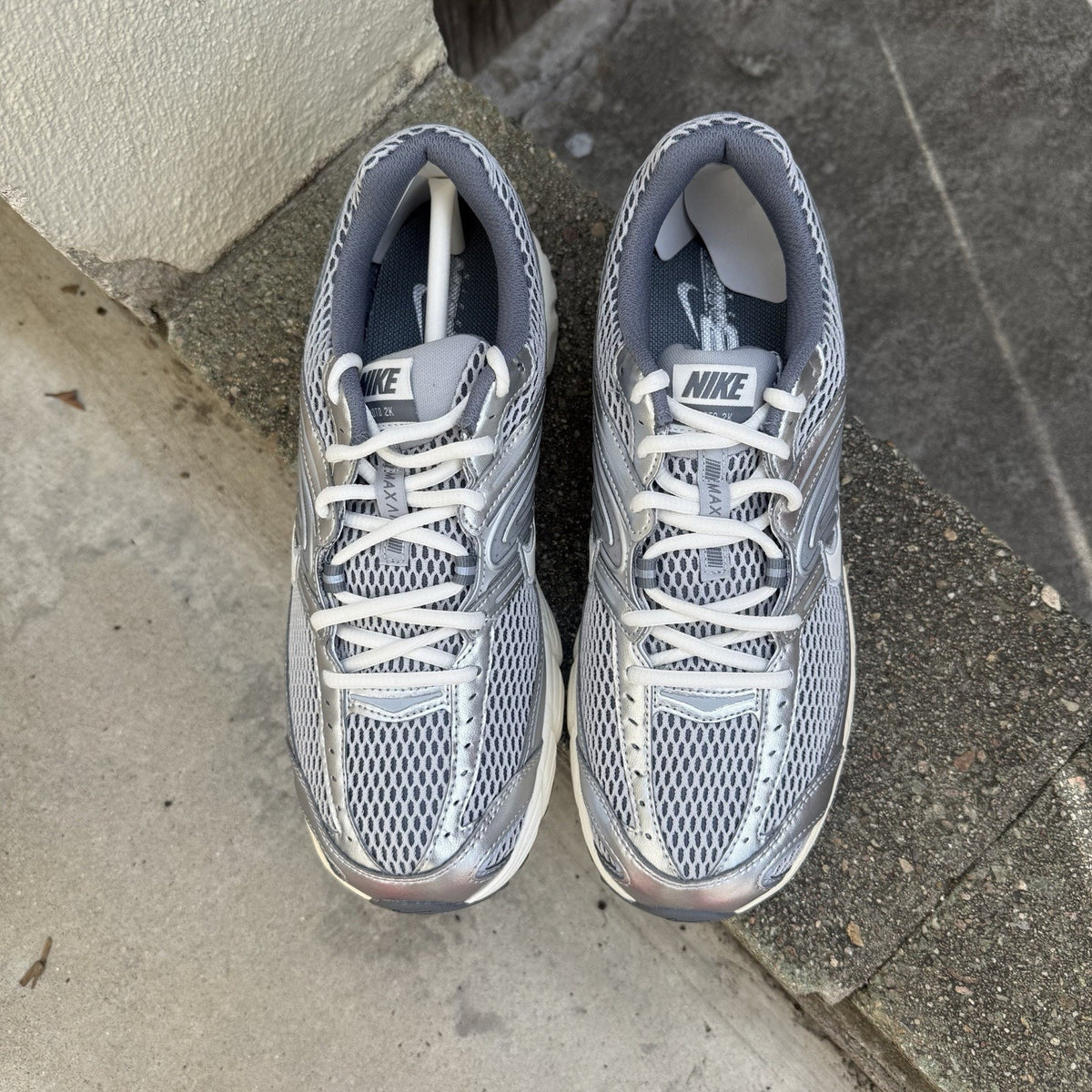 Size 10 - Nike Air Max Moto 2K Light Smoke Grey Metallic Silver