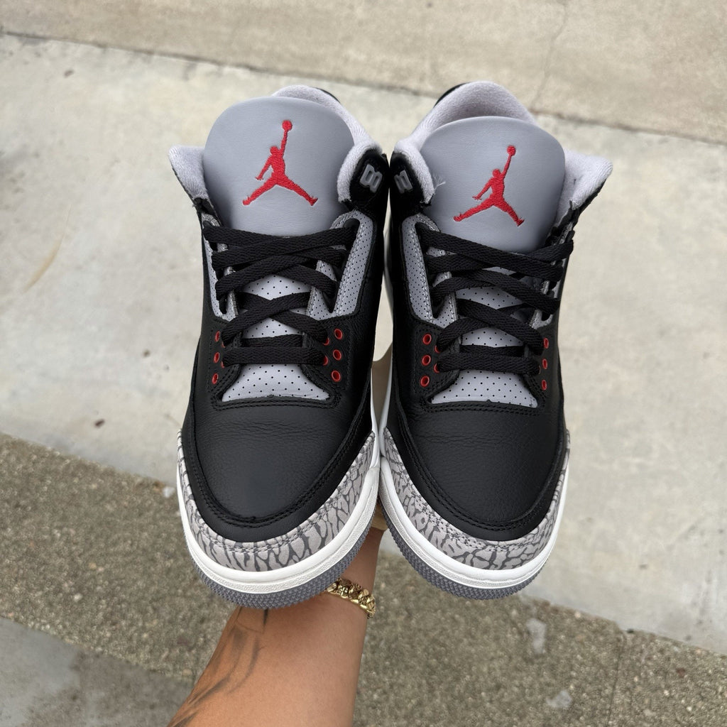 Size 9 - Air Jordan 3 Retro OG 2024 Black Cement