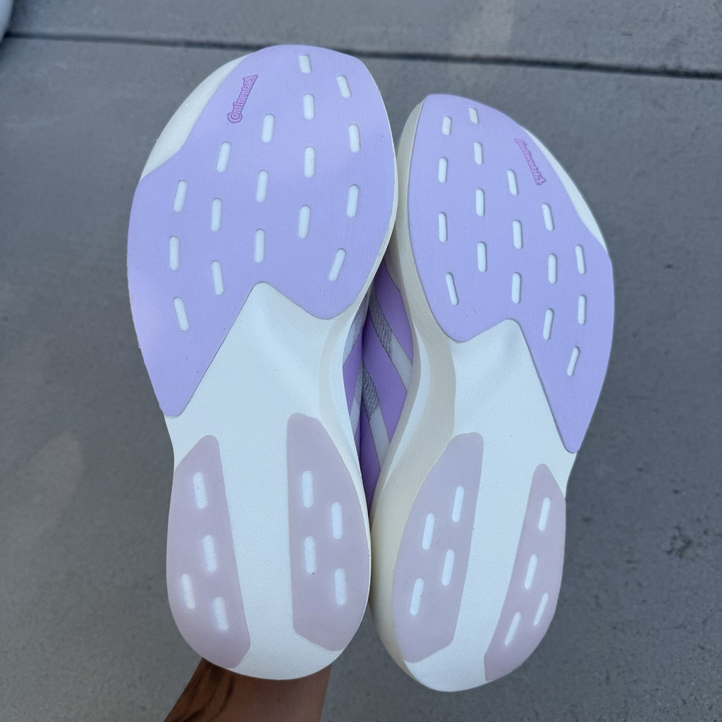 Size 10.5 - adidas Adizero Evo SL Off White Bliss Lilac W