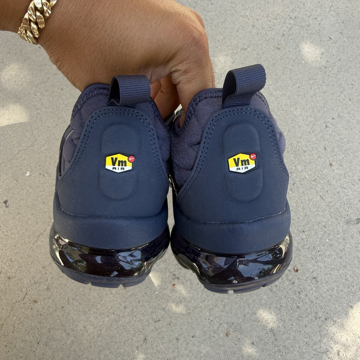 Size 9.5 - Nike Air VaporMax Plus Thunder Blue