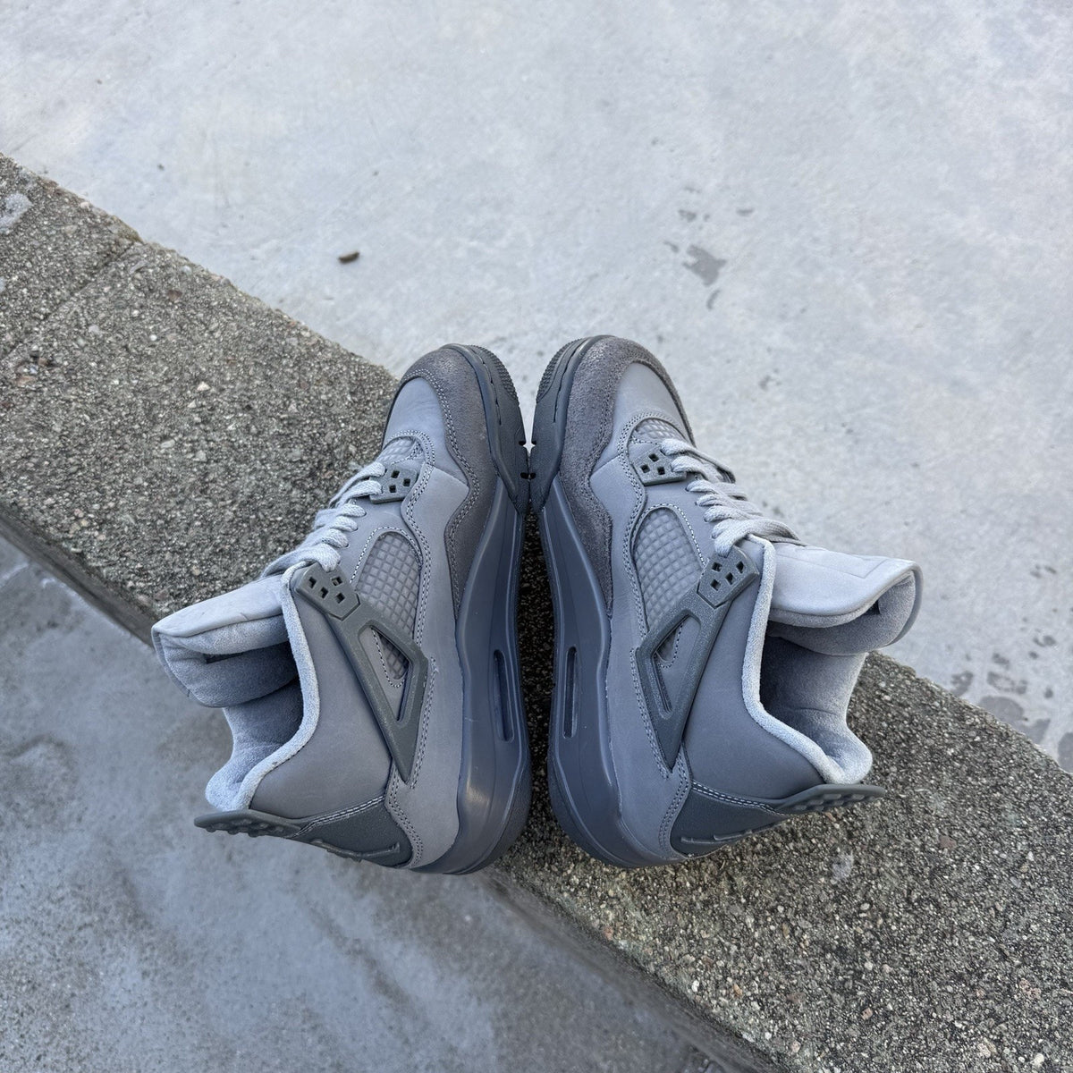 Size 5 - Air Jordan 4 Retro Wet Cement GS