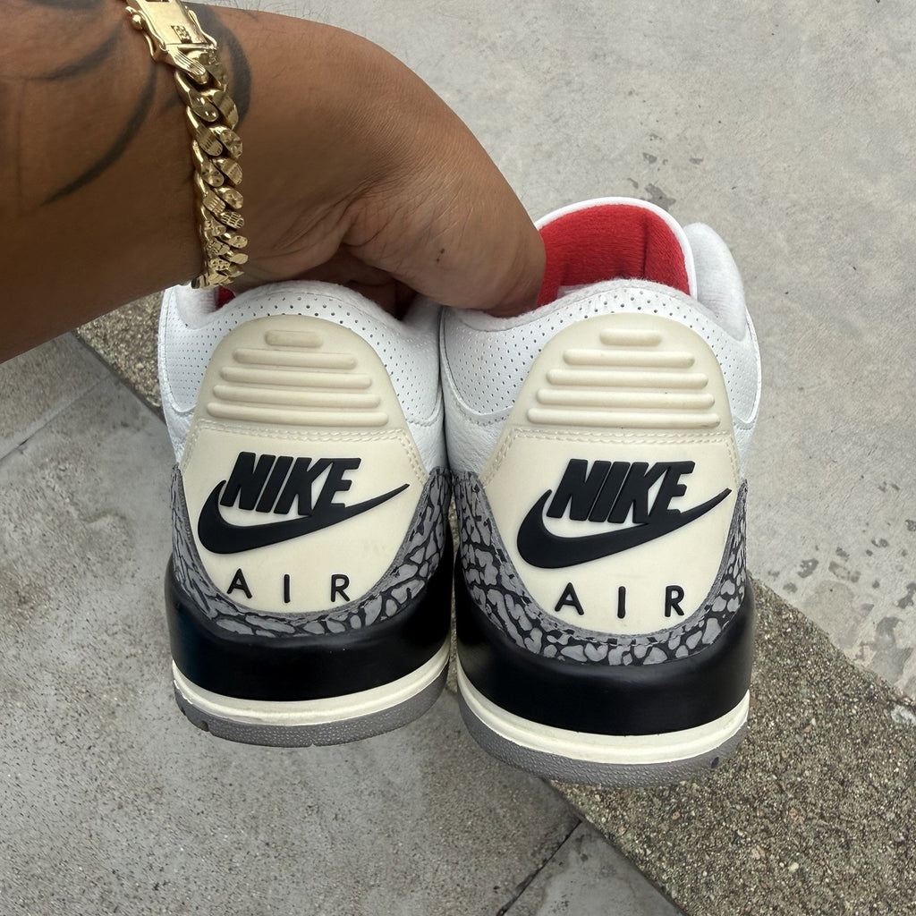Size 10 - Jordan 3 Retro Mid White Cement Reimagined