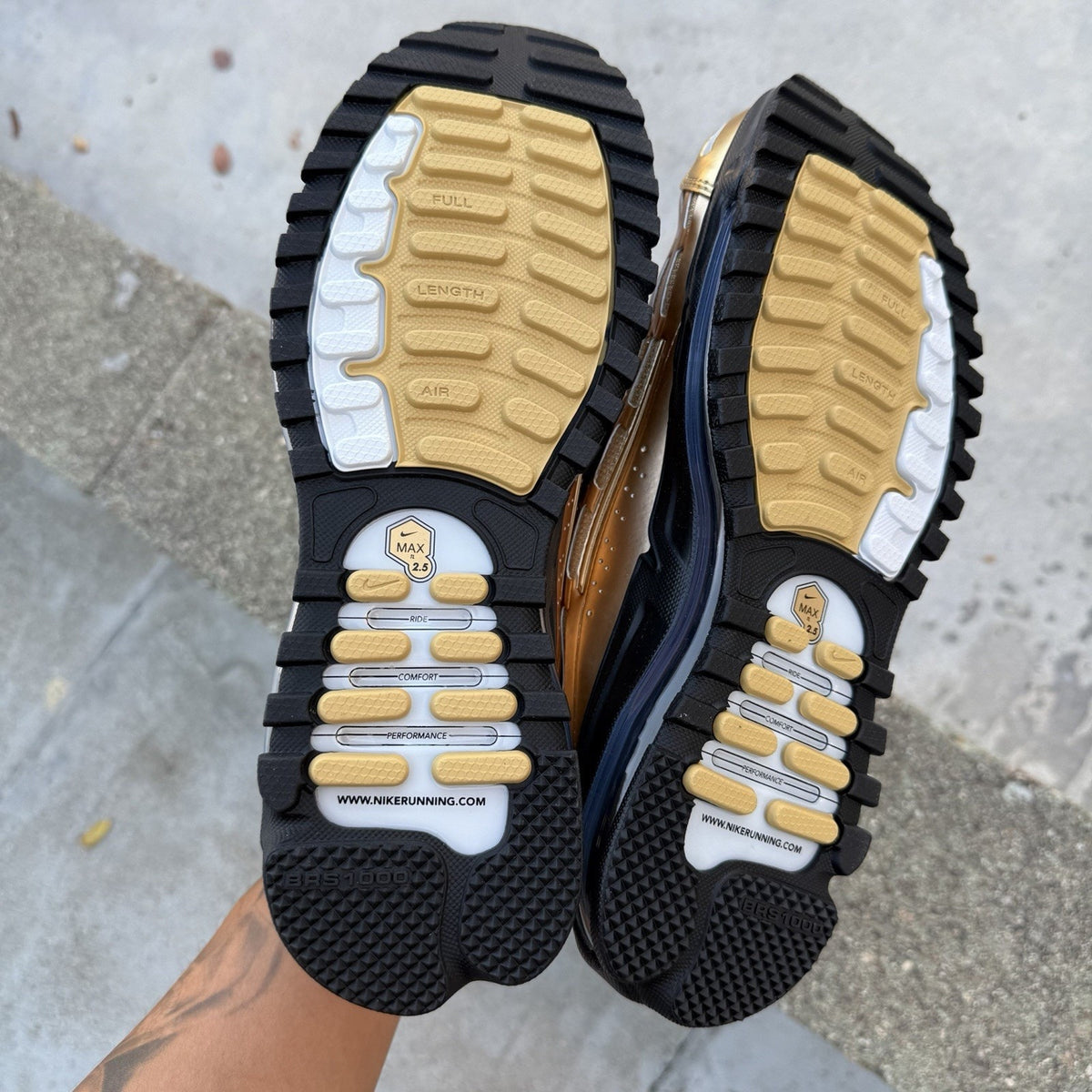 Size 7.5 - Nike Air Max TL 2.5 Metallic Gold