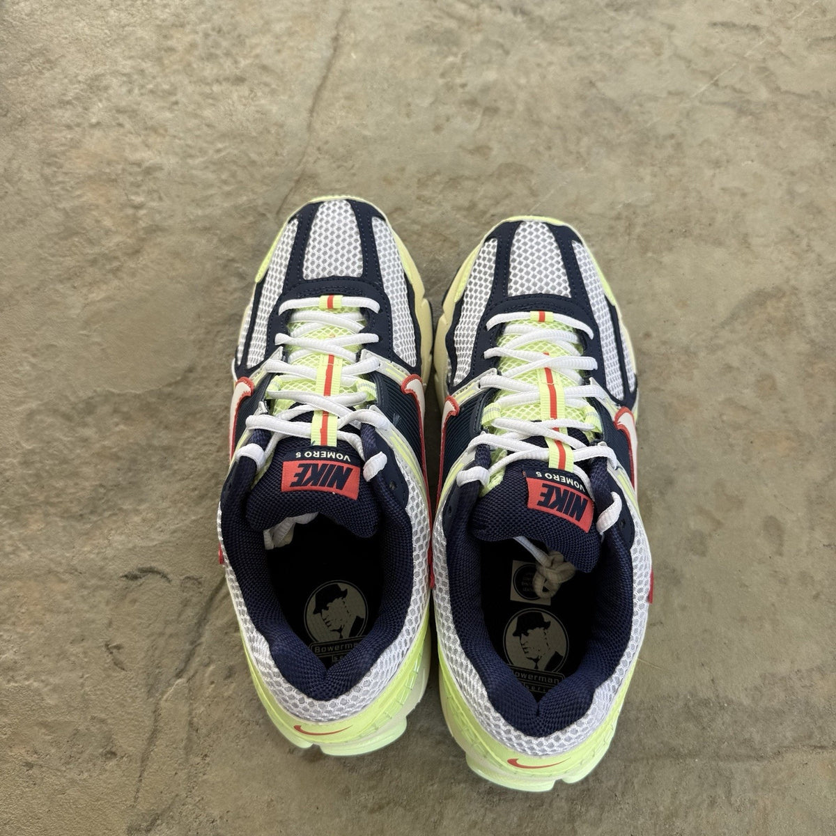 Size 7 - Nike Air Zoom Vomero 5 Barely Volt Midnight Navy