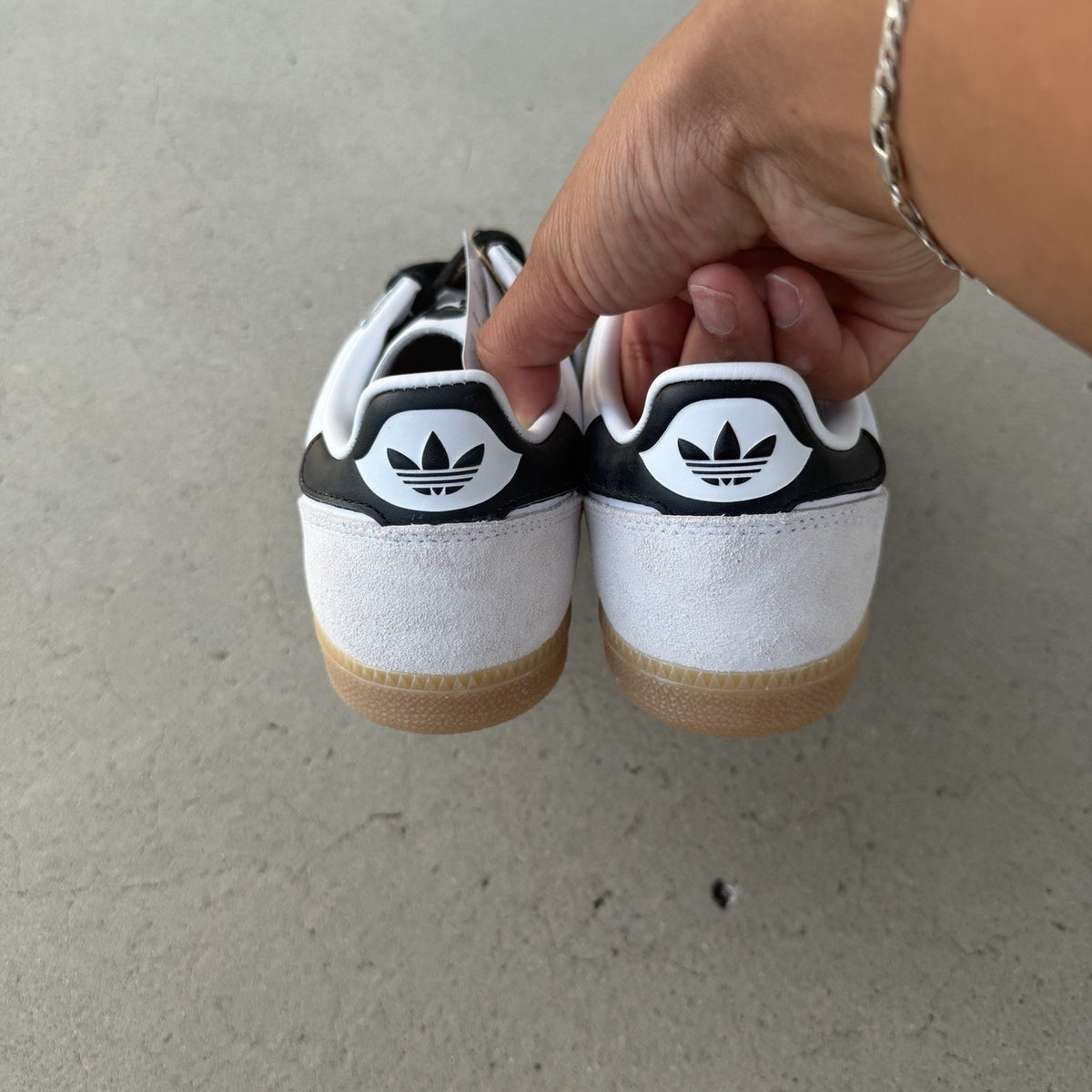 Size 9 - adidas Samba JP White Black Gum