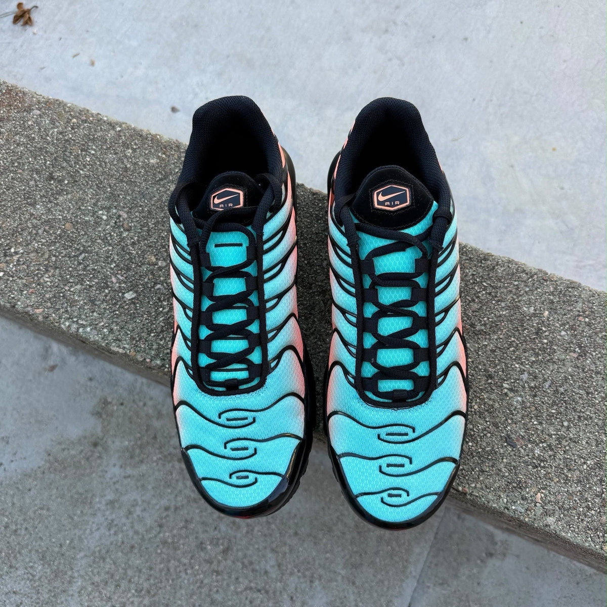 Size 10 - Nike Air Max Plus Aurora Green Orange Pulse