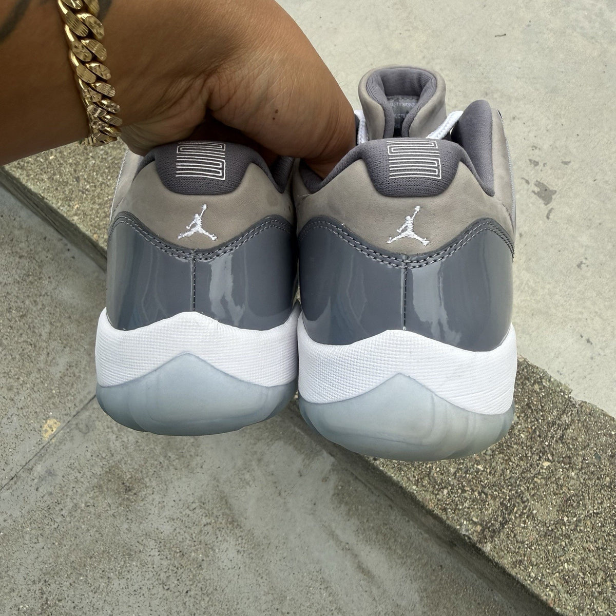 Size 11.5 - Jordan 11 Retro Low Cool Grey 2018