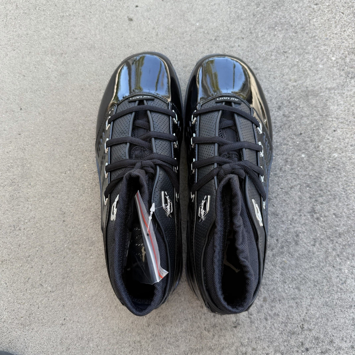 Size 10.5 - Air Jordan 17 Low Black Patent