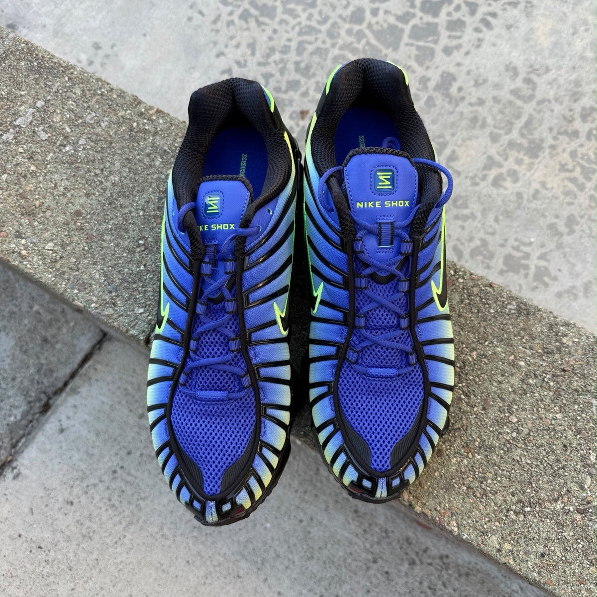 Size 12 - Nike Shox TL Lapis Volt Ice Black