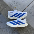 Size 6.5 - adidas Adizero Evo SL White Royal Blue