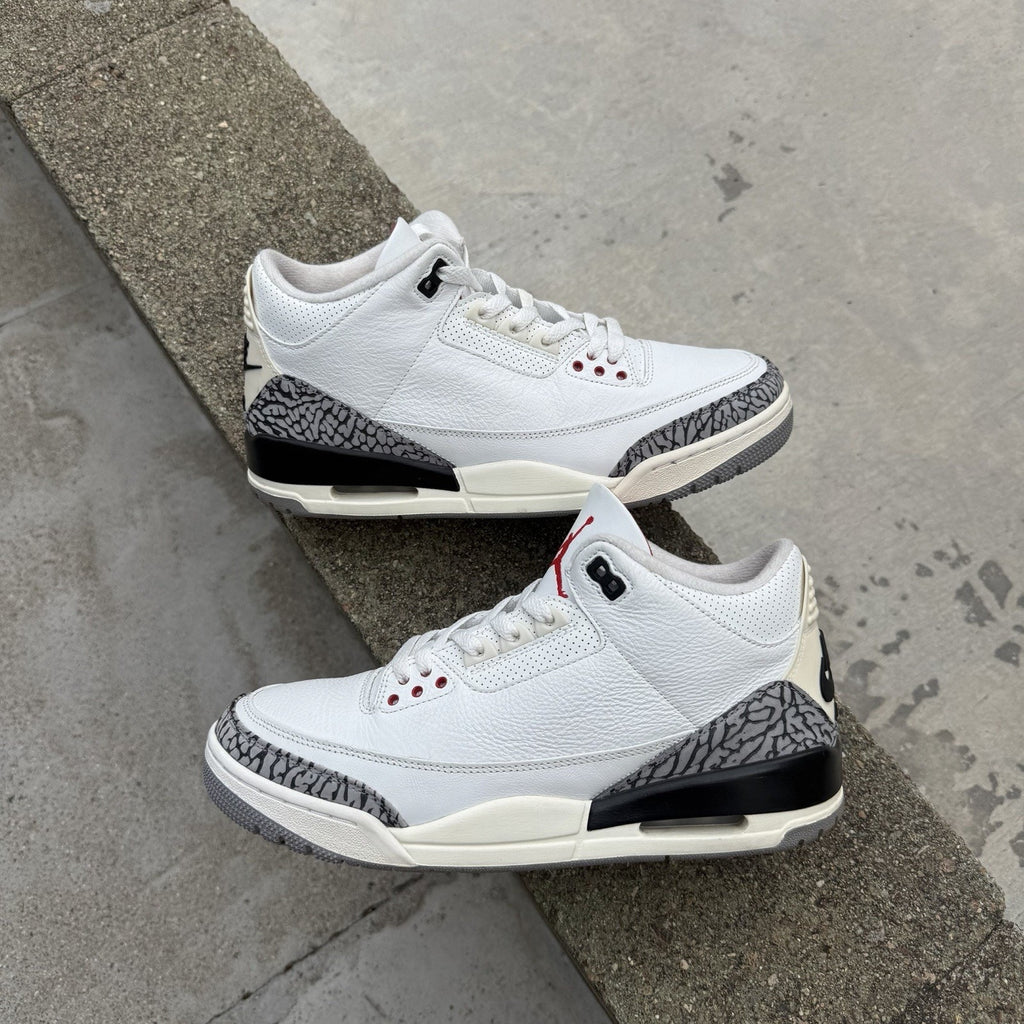 Size 10 - Jordan 3 Retro Mid White Cement Reimagined