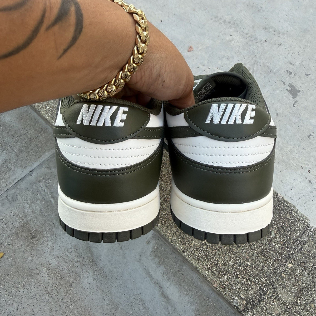 Size 14 - Nike Men's Dunk Low Cargo Khaki
