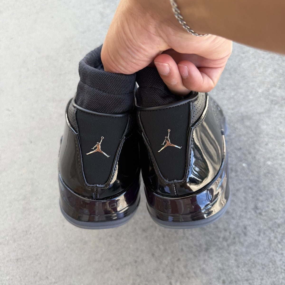 Size 10.5 - Air Jordan 17 Low Black Patent