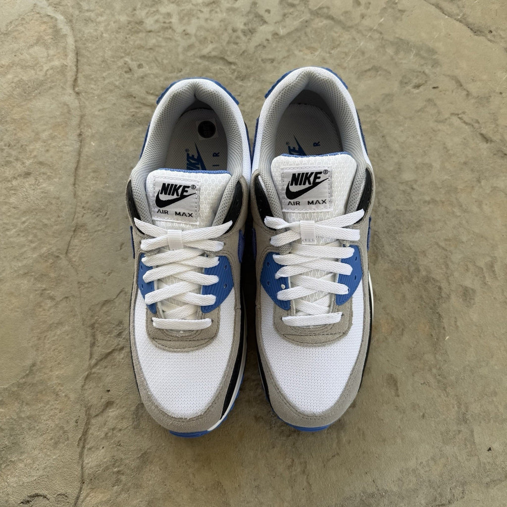 Size 12 - Nike Air Max 90 White Blue Crystal
