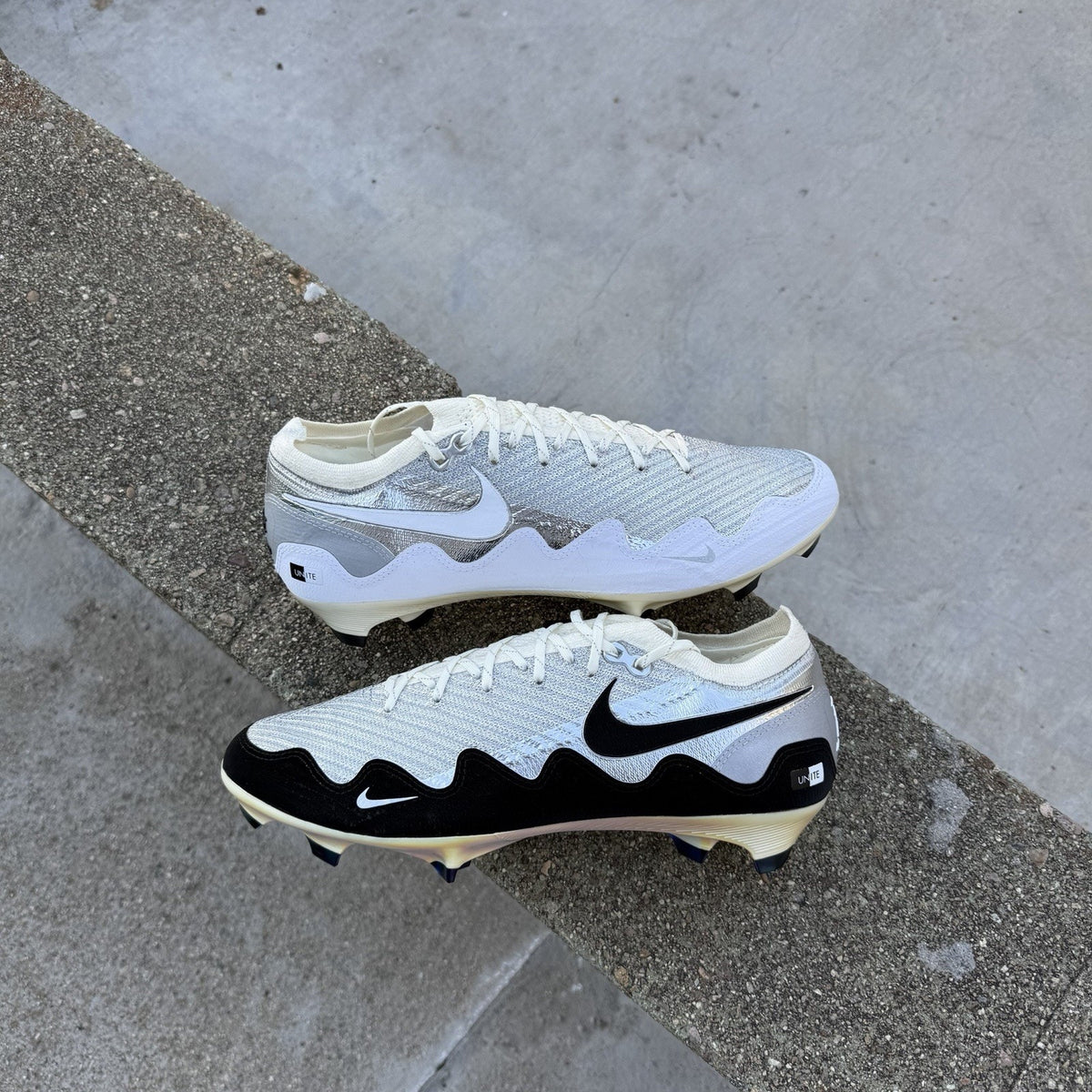 Size 6.5 - Patta x Nike Mercurial Zoom Vapor 16 Elite FG Waves Pack Black White