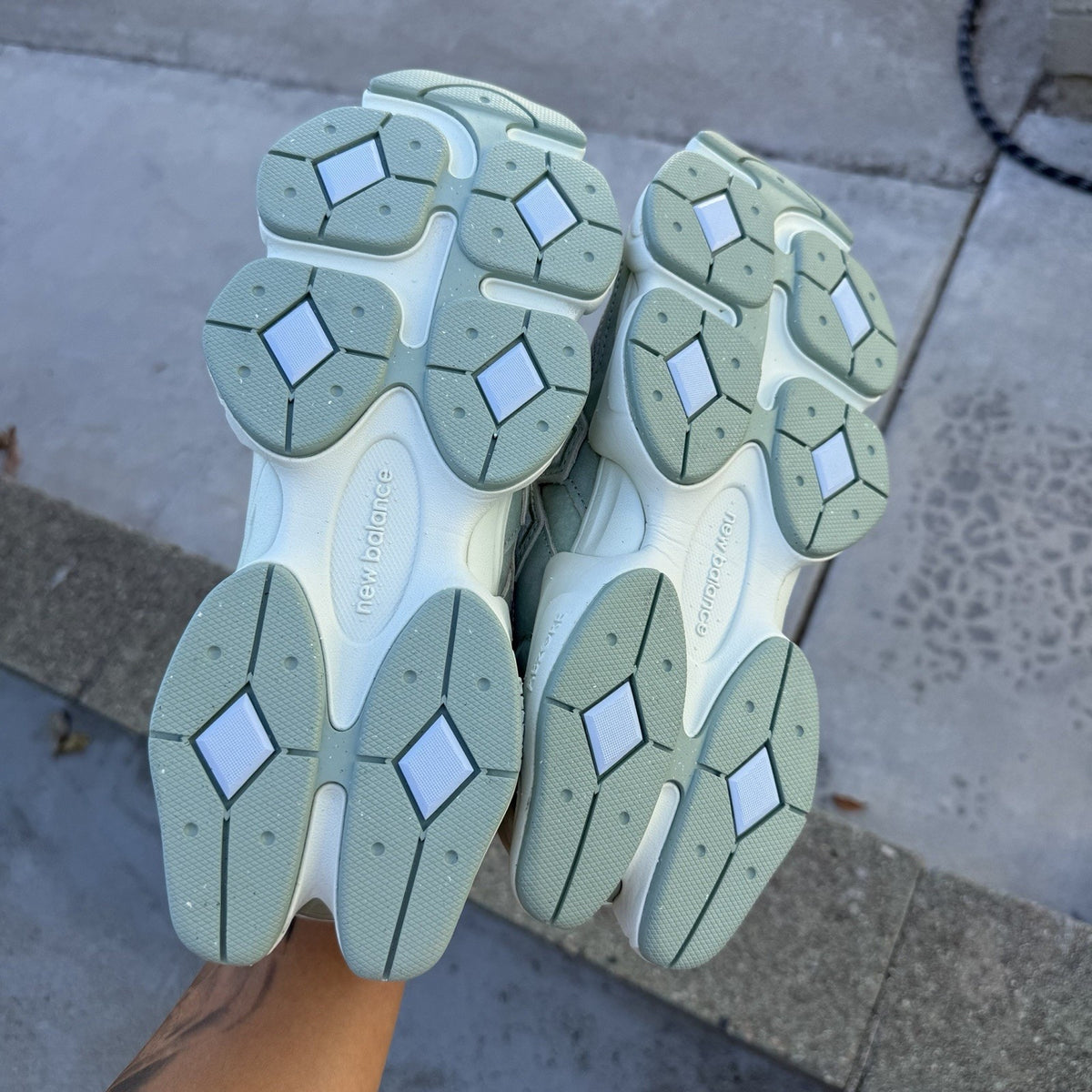 Size 8.5 - New Balance 9060 Mosaic Green Sea Salt