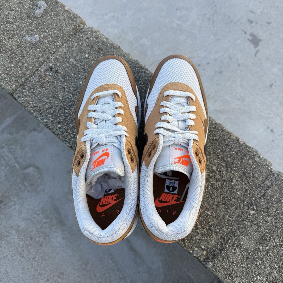 Size 8 - Nike Air Max 1 Essential Flax British Tan