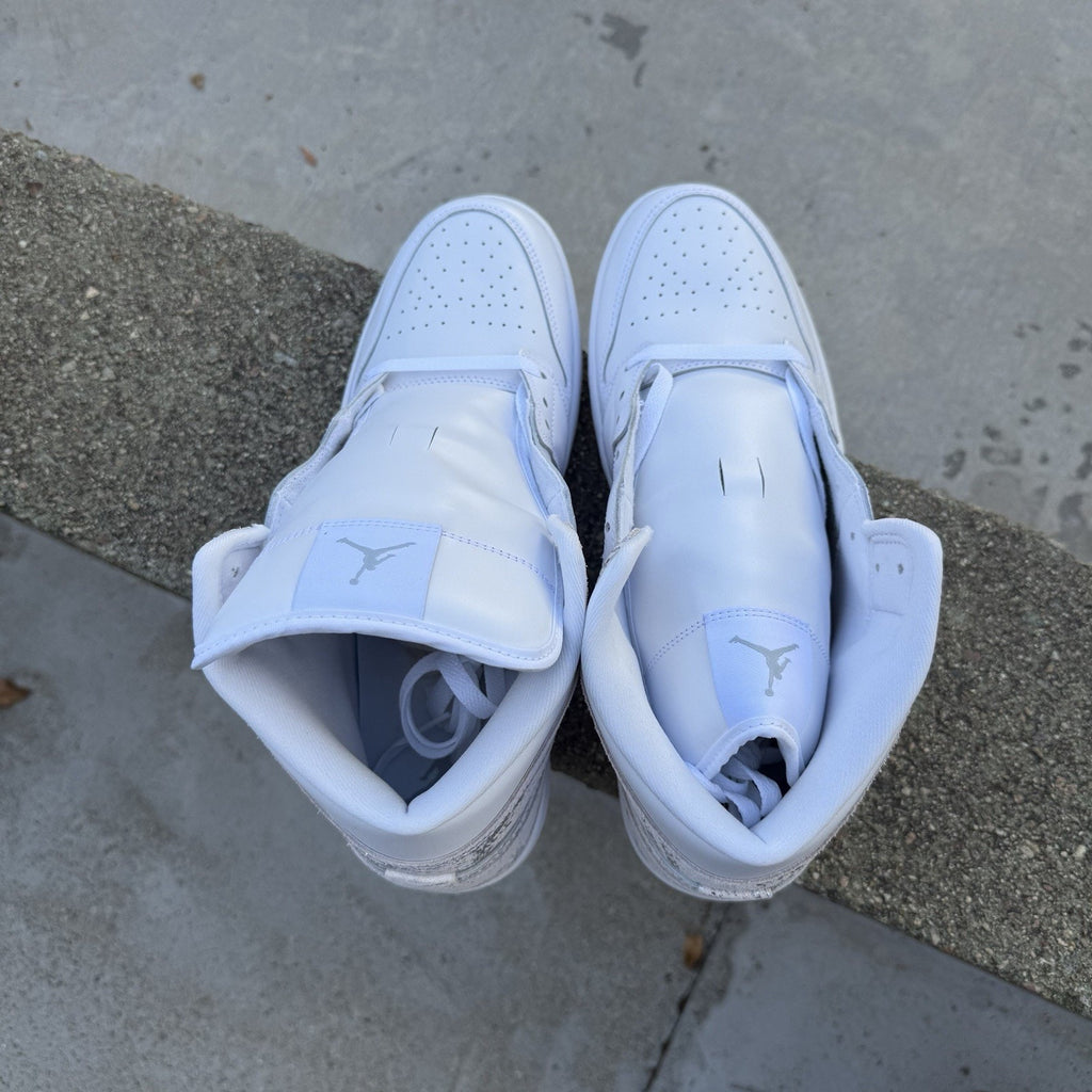 Size 13 - Air Jordan 1 SE Mid White Field Silver