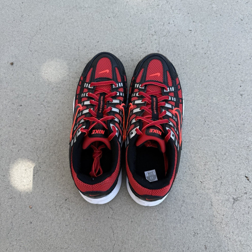 Size 6 - Nike P-6000 Dark Smoke Grey University Red