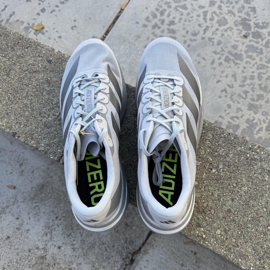 Size 11.5 - adidas Adizero Evo SL Silver Metallic