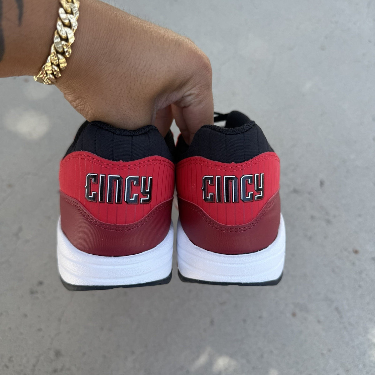 Size 8 - Nike Air Max 1 Reds City Connect