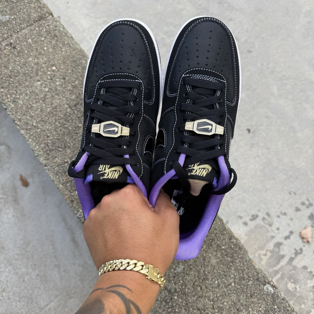 Size 9 - Nike Air Force 1 '07 LV8 EMB Low World Champ - Lakers