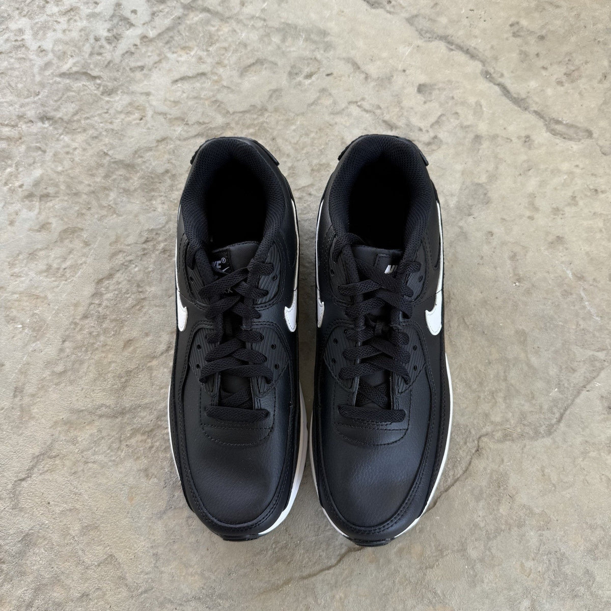 Size 6.5 - Nike Air Max 90 LTR Black White GS