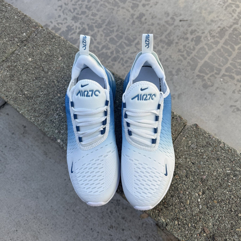 Size 6.5 - Nike Air Max 270 Off White Dutch Blue GS