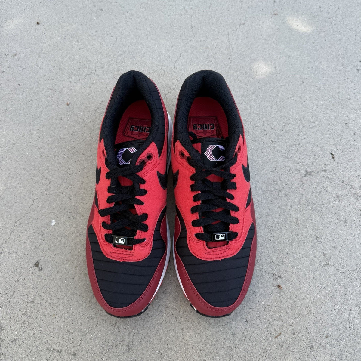Size 8 - Nike Air Max 1 Reds City Connect