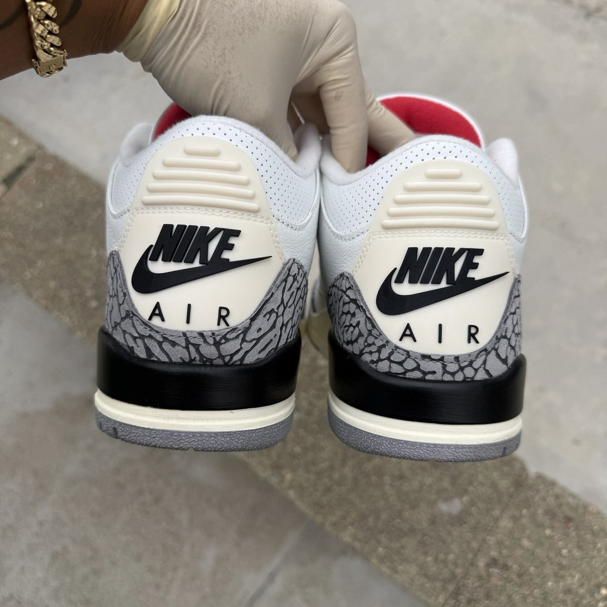 Size 8.5 - Jordan 3 Retro Mid White Cement Reimagined