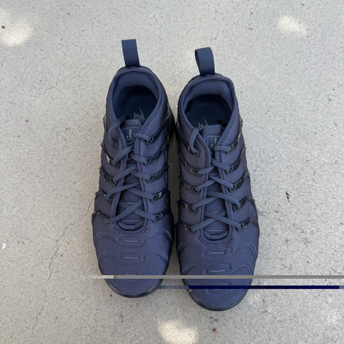 Size 9.5 - Nike Air VaporMax Plus Thunder Blue