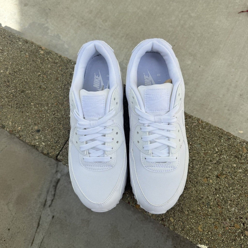 Size 12 - Nike Air Max 90 Triple White W
