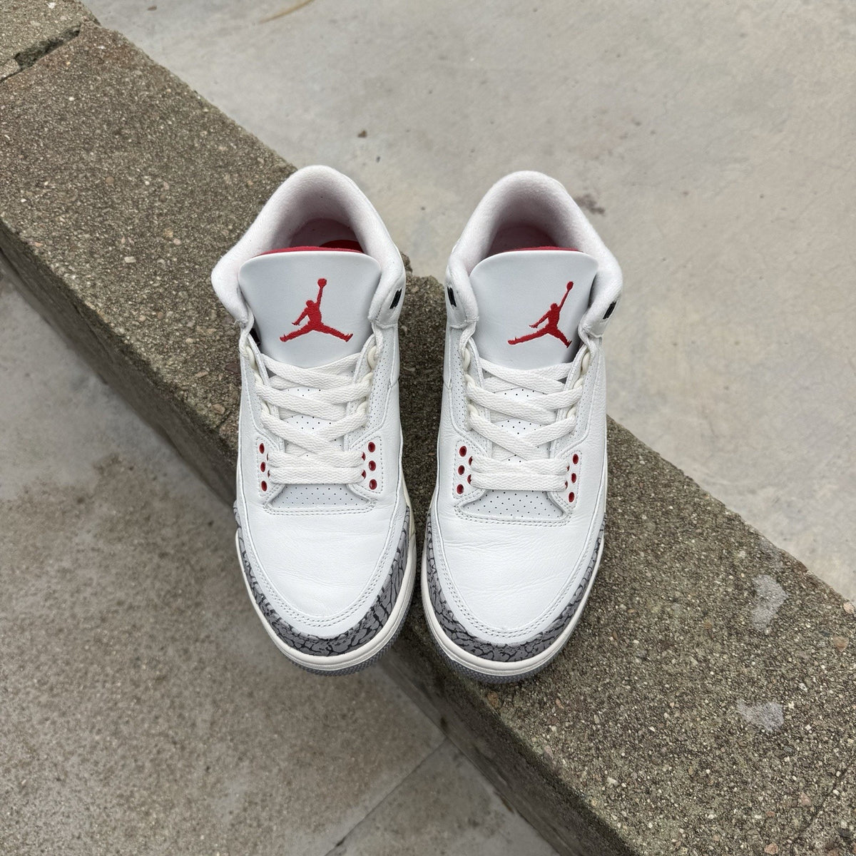 Size 8.5 - Jordan 3 Retro Mid White Cement Reimagined