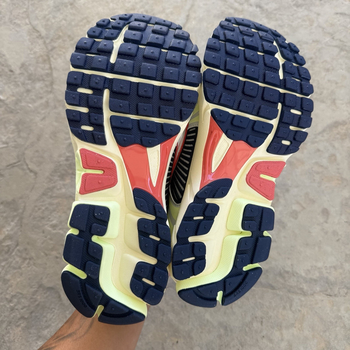 Size 7 - Nike Air Zoom Vomero 5 Barely Volt Midnight Navy