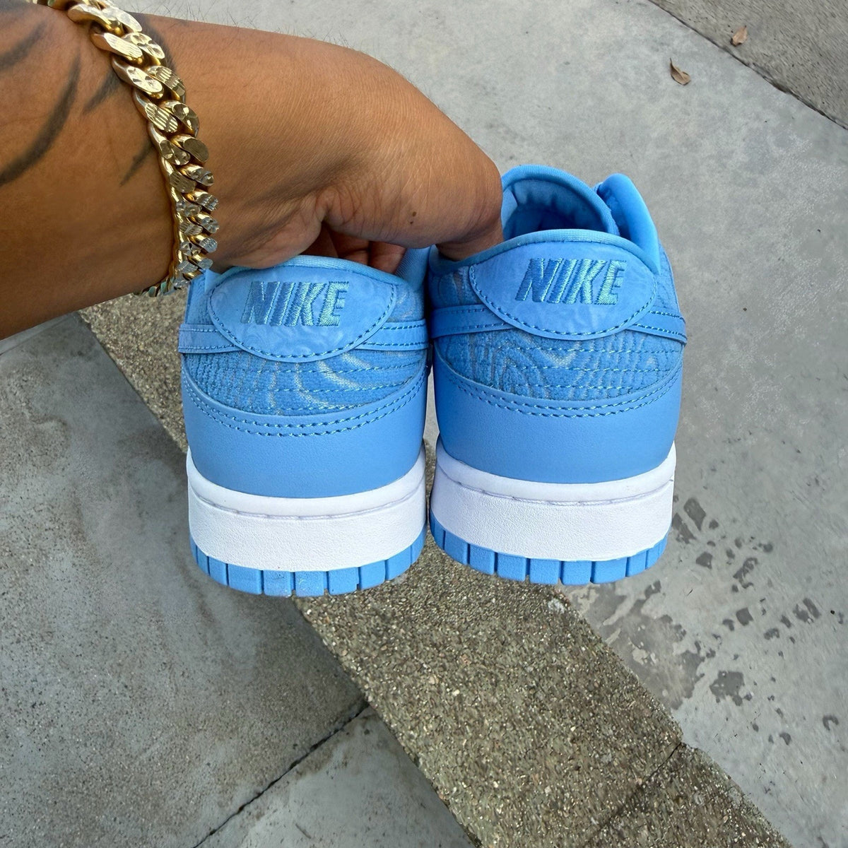 Size 9.5 - Nike Dunk Premium Low Topography - University Blue