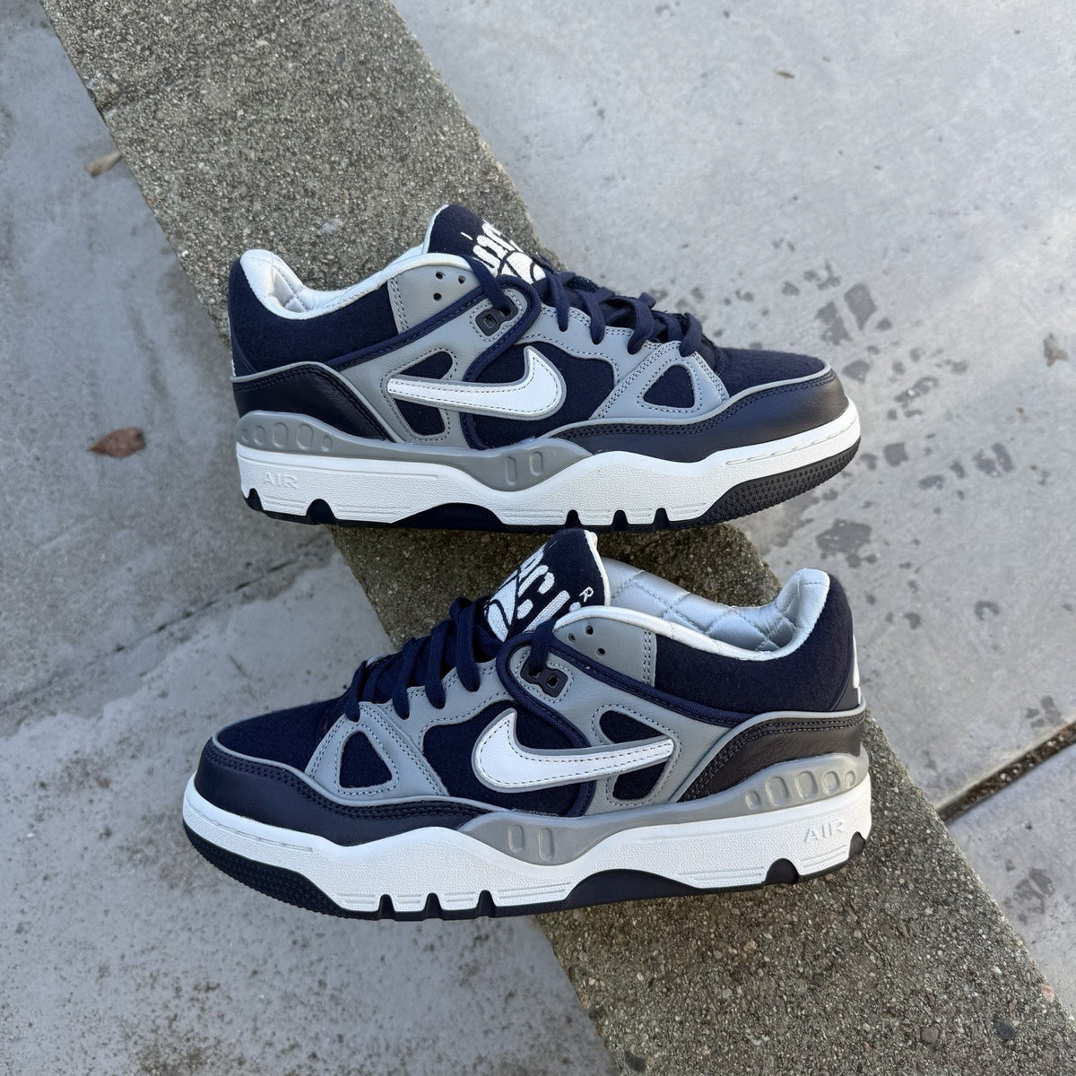 Size 7.5 - Nigo x Nike Air Force 3 SP College Pack - Midnight Navy